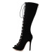 Fashion Round Peep Toe Hollow-out Lace-up Stiletto Super High Heel Black PU Basic Pumps Fashion Round Peep Toe Hollow-out Lace-up Stiletto Super High Heel Black PU Basic Pumps