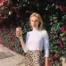 100% Silk satin The Naomi Skirt Wild Things 3/4 Length Slip Style Skirt Leopard Print Skirt The Naomi Slip Skirt