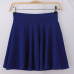 2015 Hot Women Bust Shorts Skirt Pants Pleated Plus Size Fashion Candy Color Skirts 9 Colors C718