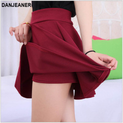 2015 Hot Women Bust Shorts Skirt Pants Pleated Plus Size Fashion Candy Color Skirts 9 Colors C718