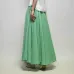 2018 Fashion Design Summer Women Skirt Linen Cotton Vintage Long Skirts Elastic Waist Boho Beige Pink Maxi Skirts Faldas Saia