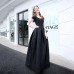 2018 Fashion Long Skirts Women Faldas High Waist Pleated Womans Floor Length Skirt Plus Size Elastic Elegant Ladies Jupe Skirts