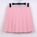 2018 High Waist Lolita Denim Pleated skirts Harajuku girls A-line Mini Sailor Skirt Large Size Japanese school uniform Skirts