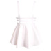 2018 New Retro Mini Skater Cute Women Suspender Clothes Straps High Waist Skirt