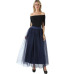 2018 Spring Fashion Womens Lace Princess Fairy Style 4 layers Voile Tulle Skirt Bouffant Puffy Fashion Skirt Long Tutu Skirts