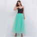 2018 Spring Fashion Womens Lace Princess Fairy Style 4 layers Voile Tulle Skirt Bouffant Puffy Fashion Skirt Long Tutu Skirts