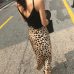 2018 Summer Vintage High Waist Skirt Leopard Print Skirts Womens Punk Rock Korean Style Boho Streetwear Jupe Femme