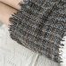 2018 Women Woolen Mini Skirt Autumn Winter Vintage Straight Plaid Tassel Skater Skirt High Waist Femininas Faldas Mujer