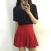 2018 korean style solid color high waist skirt plus size harajuku women mini skirts ladies sexy white skirt women summer skirts