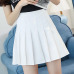 2018 korean style solid color high waist skirt plus size harajuku women mini skirts ladies sexy white skirt women summer skirts