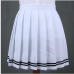 2019 High Waist Pleated Skirt  Anime Cosplay School Uniform Student Girl Pleated Skirt for Girl