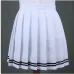 2019 High Waist Pleated Skirt  Anime Cosplay School Uniform Student Girl Pleated Skirt for Girl