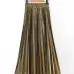 2019 Spring New Arrival High Waist Accordion Pleated Skirt Korean Style Vintage Skirt Faldas Largas Elegantes Free Shipping