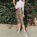 2019 Summer vintage high waist skirt leopard print skirts womens punk rock korean style boho streetwear jupe femme