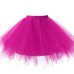 2019 Tulle Skirts Womens High Quality Elastic Stretchy Tulle Teen Layers Summer Womens Adult Tutu Skirt  Pleated Mini Skirts