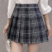 2019 Women Skirt Preppy Style High Waist Chic Stitching Skirt  Summer Student Pleated Skirt Women Cute Sweet Girls Dance Skirt