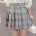 2019 Women Skirt Preppy Style High Waist Chic Stitching Skirt  Summer Student Pleated Skirt Women Cute Sweet Girls Dance Skirt