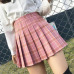 2019 Women Skirt Preppy Style High Waist Chic Stitching Skirt  Summer Student Pleated Skirt Women Cute Sweet Girls Dance Skirt