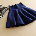 2019 new Women's Korean Version Pleated Skirt  Umbrella Skirt High Waist Bottom Knitted Skirt Autumn A-line Skirt