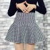 2019 new Women's Korean Version Pleated Skirt  Umbrella Skirt High Waist Bottom Knitted Skirt Autumn A-line Skirt