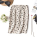 2019 summer retro leopard print office skirt high waist slim Korean version of the new elastic ladies casual sexy bag hip skirt