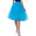 26 Colors 5 Layered 65cm Knee Length Tulle Skirt Tutu Women Skirt High Waist Pleated Skirt Cosplay Petticoat Elastic Belt Faldas