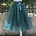 26 Colors 5 Layered 65cm Knee Length Tulle Skirt Tutu Women Skirt High Waist Pleated Skirt Cosplay Petticoat Elastic Belt Faldas