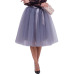 26 Colors 5 Layered 65cm Knee Length Tulle Skirt Tutu Women Skirt High Waist Pleated Skirt Cosplay Petticoat Elastic Belt Faldas