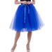 26 Colors 5 Layered 65cm Knee Length Tulle Skirt Tutu Women Skirt High Waist Pleated Skirt Cosplay Petticoat Elastic Belt Faldas