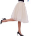 26 Colors 5 Layered 65cm Knee Length Tulle Skirt Tutu Women Skirt High Waist Pleated Skirt Cosplay Petticoat Elastic Belt Faldas