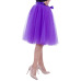 26 Colors 5 Layered 65cm Knee Length Tulle Skirt Tutu Women Skirt High Waist Pleated Skirt Cosplay Petticoat Elastic Belt Faldas