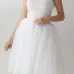 5 Layers 55cm Tutu Tulle Skirt Vintage Midi Pleated Skirts Womens Lolita Petticoat Bridesmaid Wedding faldas Mujer saias jupe