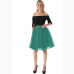 5 Layers 60cm Midi Tulle Skirt Princess  Womens Adult Tutu Fashion Clothing Faldas Saia Femininas Jupe Summer Style