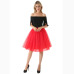 5 Layers 60cm Midi Tulle Skirt Princess  Womens Adult Tutu Fashion Clothing Faldas Saia Femininas Jupe Summer Style