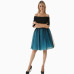 5 Layers 60cm Midi Tulle Skirt Princess  Womens Adult Tutu Fashion Clothing Faldas Saia Femininas Jupe Summer Style