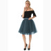 5 Layers 60cm Midi Tulle Skirt Princess  Womens Adult Tutu Fashion Clothing Faldas Saia Femininas Jupe Summer Style