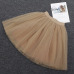 5 Layers 60cm Midi Tulle Skirt Princess  Womens Adult Tutu Fashion Clothing Faldas Saia Femininas Jupe Summer Style