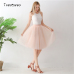 5 Layers 65cm Midi Tulle skirt Gothic High Waist Pleated skirts Womens 2019 Summer faldas jupe femme saia spodnica