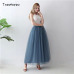 5 Layers Long Tutu Skirts 2018 Summer Fashion Womens Princess Fairy Style Voile Tulle Skirt Bouffant Puffy Fashion Skirt