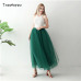 5 Layers Long Tutu Skirts 2018 Summer Fashion Womens Princess Fairy Style Voile Tulle Skirt Bouffant Puffy Fashion Skirt