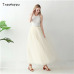 5 Layers Long Tutu Skirts 2018 Summer Fashion Womens Princess Fairy Style Voile Tulle Skirt Bouffant Puffy Fashion Skirt