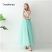 5 Layers Long Tutu Skirts 2018 Summer Fashion Womens Princess Fairy Style Voile Tulle Skirt Bouffant Puffy Fashion Skirt