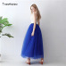 5 Layers Long Tutu Skirts 2018 Summer Fashion Womens Princess Fairy Style Voile Tulle Skirt Bouffant Puffy Fashion Skirt