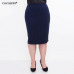 5XL 6XL 2019 Women Sexy Fashion Summer Skirt OL High Waist Plus Size Bodycon Pencil Skirt Slim Elegant Casual Skirts Black Saias