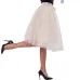 6 Layers Fashion Tutu Tulle Skirt Knee Length Pleated Skirts Womens Wedding skirt Lolita Petticoat Saia Faldas Jupe