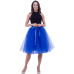 6Layers 65cm Fashion Tulle Skirt Pleated Tutu Skirts Womens Lolita Petticoat Bridesmaids Vintage Midi Skirt Jupe Saias faldas