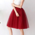 7 Layers 65cm Long Women Skirt Princess Tutu Tulle Skirts Fashion Ball Gown Lolita Skirt Summer Saias Femininas faldas Jupe