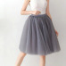 7 Layers 65cm Long Women Skirt Princess Tutu Tulle Skirts Fashion Ball Gown Lolita Skirt Summer Saias Femininas faldas Jupe