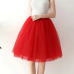 7 Layers 65cm Long Women Skirt Princess Tutu Tulle Skirts Fashion Ball Gown Lolita Skirt Summer Saias Femininas faldas Jupe