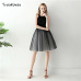 7 Layers 65cm Long Women Skirt Princess Tutu Tulle Skirts Fashion Ball Gown Lolita Skirt Summer Saias Femininas faldas Jupe